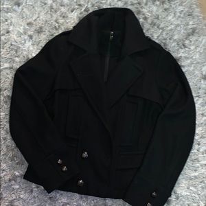 Short wool jacket